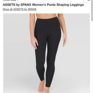 Spanx Assets Ponte shaping leggings